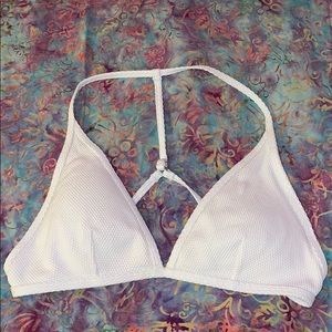 White Abercrombie Bikini Top